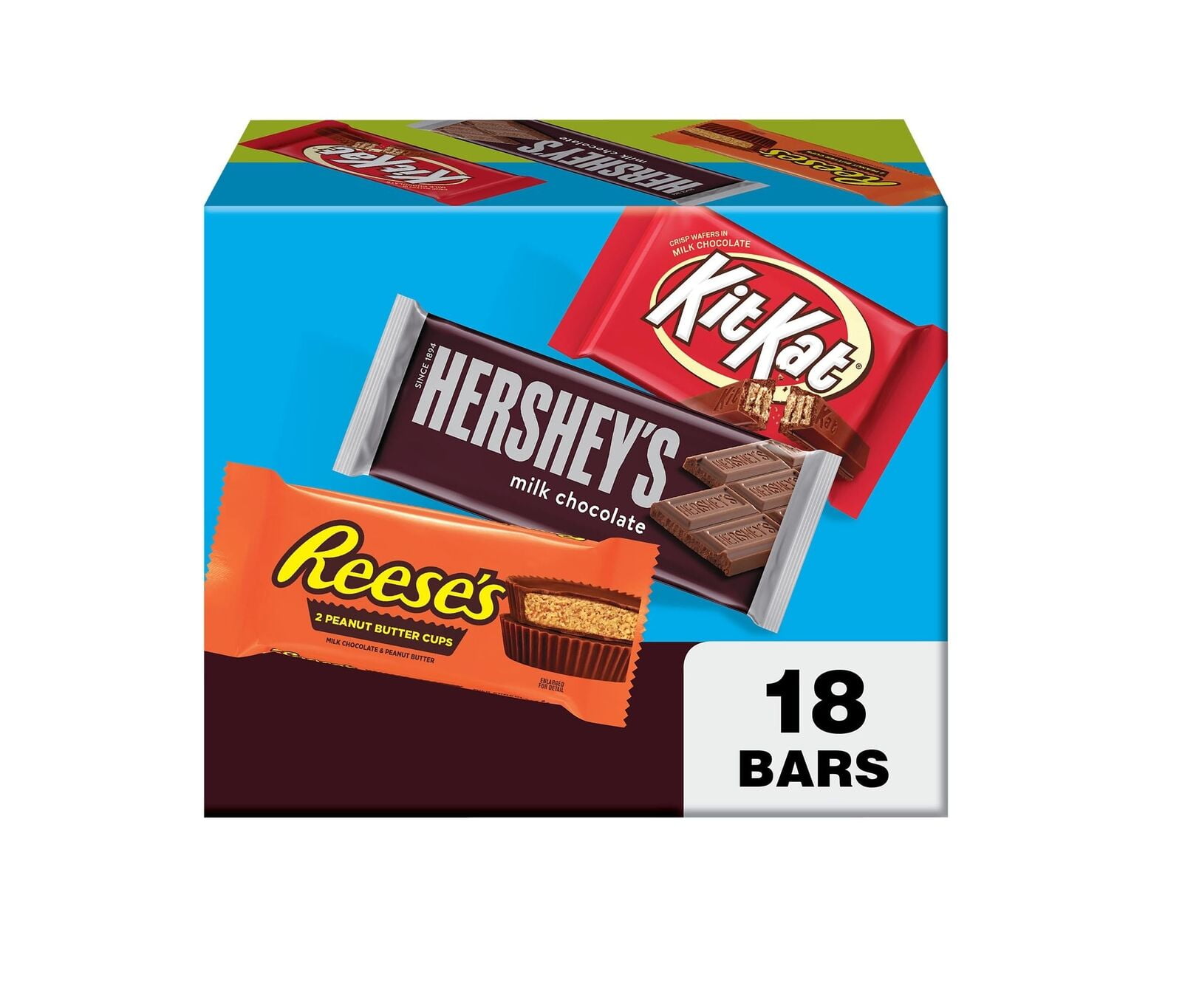 HERSHEY'S, KIT KAT and REESE'S Assorted Milk Chocolate, Full Size