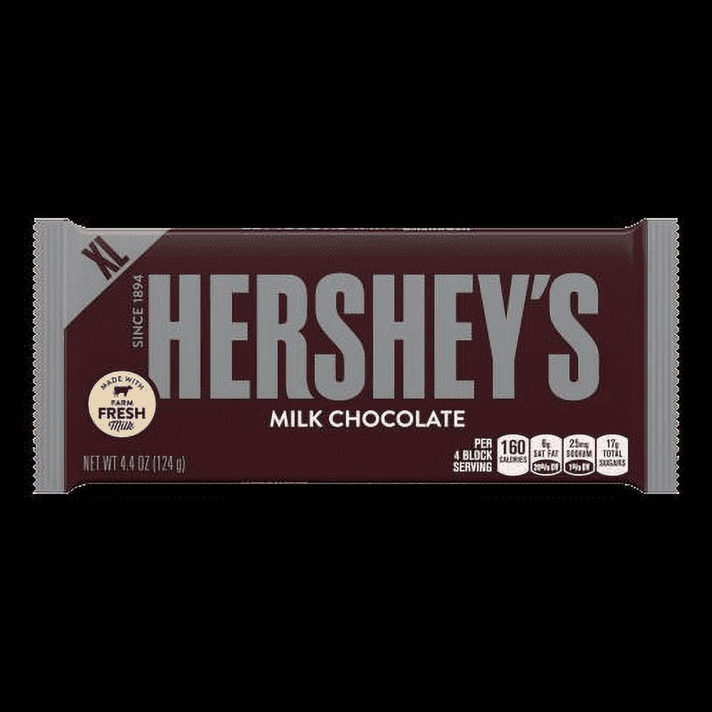HERSHEY'S Milk Chocolate Bar XL - 4.4oz (Pack of 3)