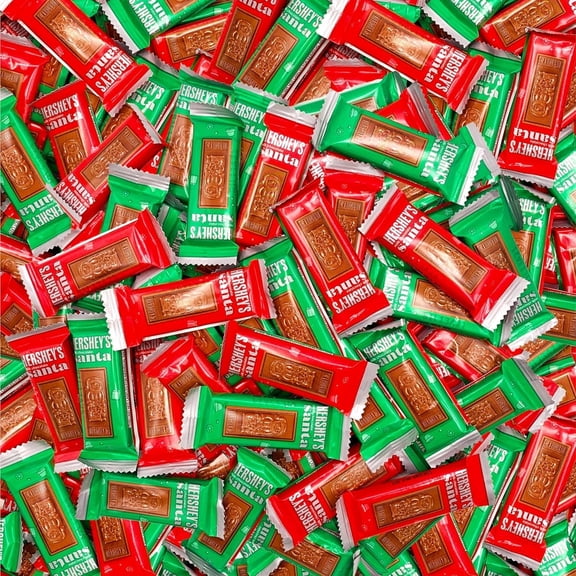 HERSHEY'S Milk Chocolate Santa's Candy (3 Pound Bag)