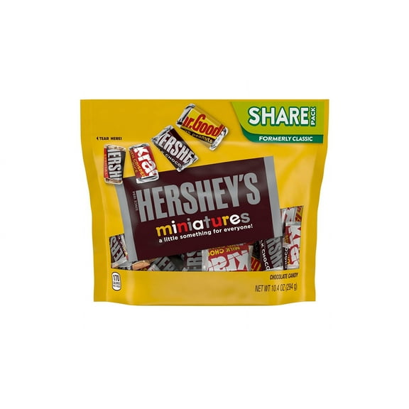 HERSHEY'S Miniatures Chocolate Candy Assortment, 10.4 oz, 3 Pack