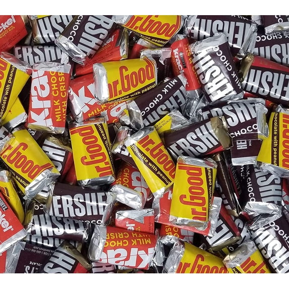 HERSHEY'S Miniatures Chocolate Candy Bars Assortment - Bulk Pack, 2 Pounds