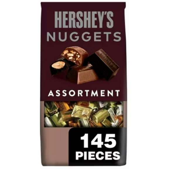 HERSHEY'S Nuggets Assorted Chocolate Candy Mix, 52oz 145 Pieces