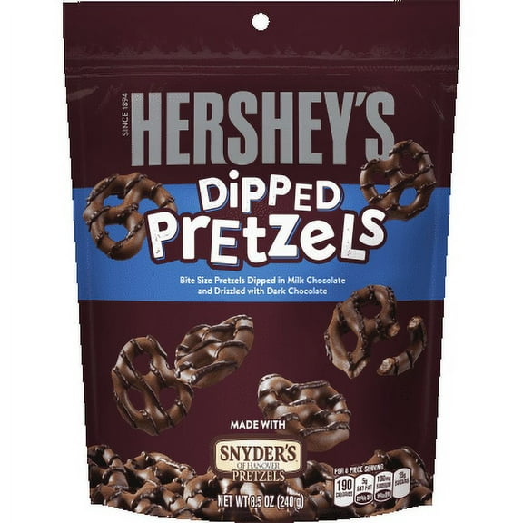 HERSHEYS Dipped Pretzels (Pack of 6)