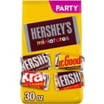 thumbnail image 1 of Hershey's Miniatures Assorted Chocolate Candy Party Pack, 30 oz, 1 of 9