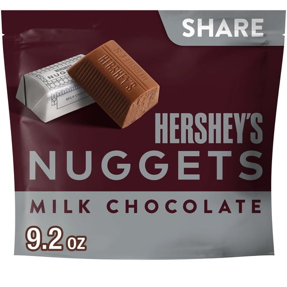 HERSHEY'S NUGGETS Milk Chocolate Candy Share Pack, 9.2 oz