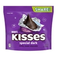 thumbnail image 1 of HERSHEY'S KISSES SPECIAL DARK Mildly Sweet Chocolate Candy Share Pack, 8.7 oz, 1 of 9