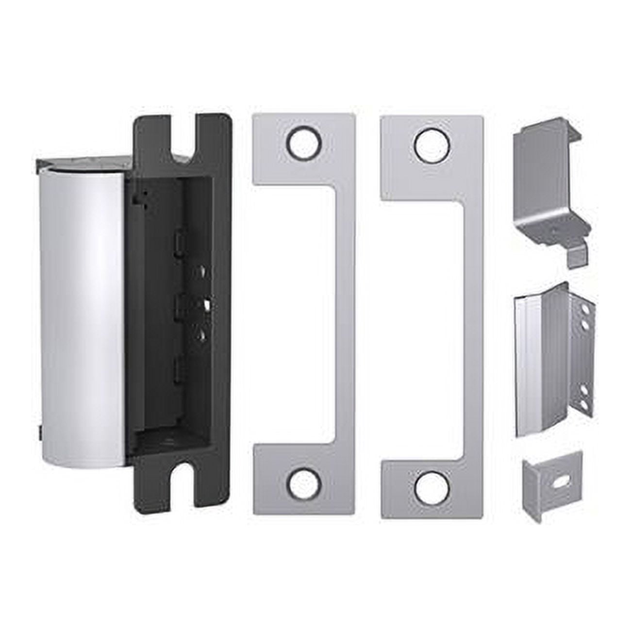 HES 12VDC & 24VDC Complete Deadbolt Electric Strike Body, Satin