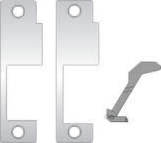 HES 791 Faceplate For HES 7000 Series Electric Strikes For Cylindrical Locksets Satin Brass