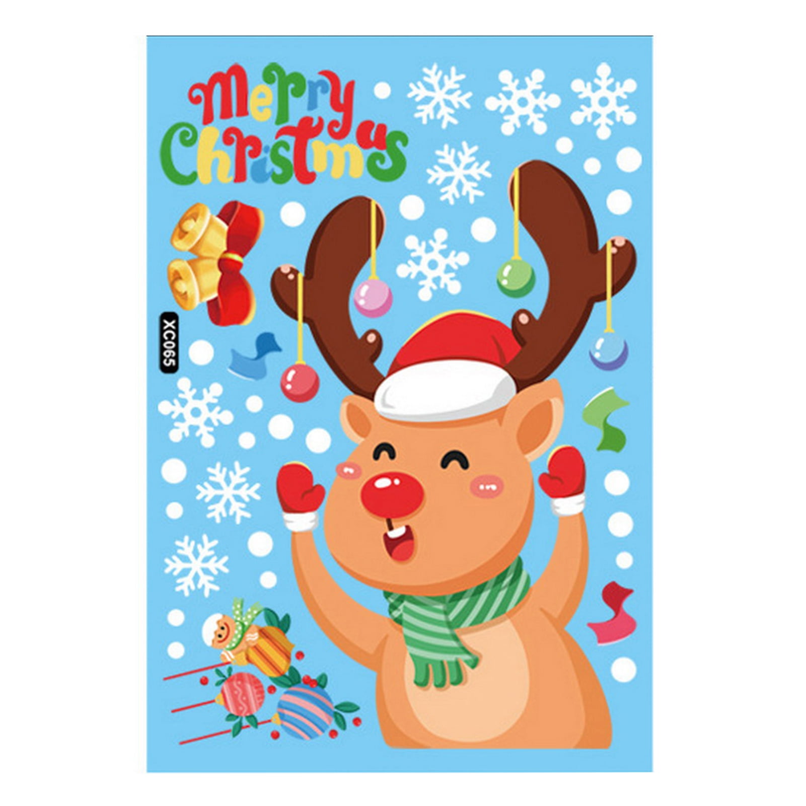 HES Christmas Window Stickers Winter Wonderland Window Decals Festive