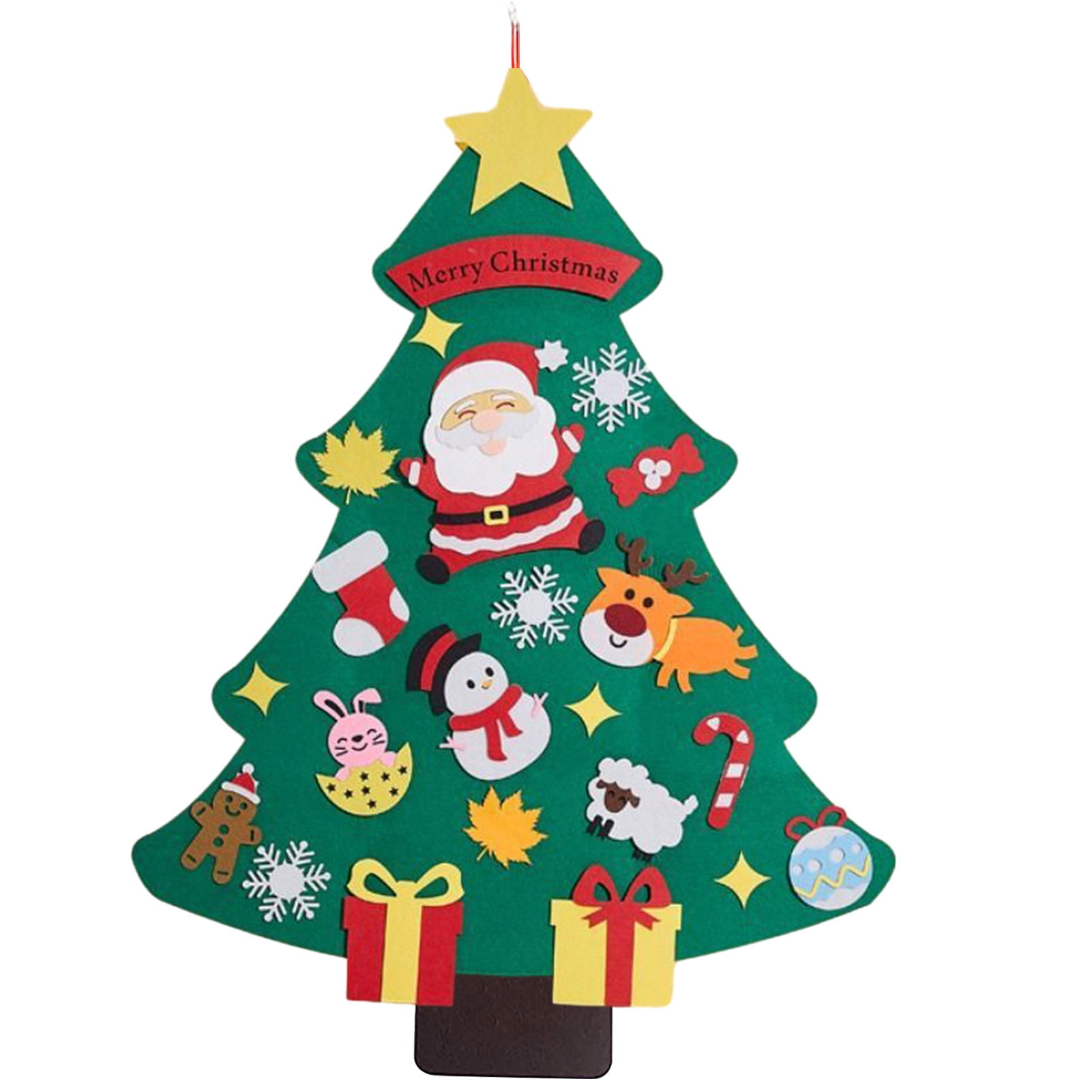 HES Holiday Light Christmas Tree Light Diy Felt Christmas Tree with Led