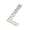 thumbnail image 1 of HES Measuring Ruler - Etching Process - Double-sided Scale High Precision - Stainless Steel 90 Degree L-Shaped Ruler - Home Supply, 1 of 8