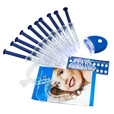 HES Pro Teeth Whitening Gel Tooth Whitener Dental Oral Bleaching Kit with LED Light