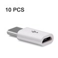 thumbnail image 1 of HESHENG 10 Pcs USB 3.1 USB-C Type C Male to Micro USB Female Adapter Converter, 1 of 2