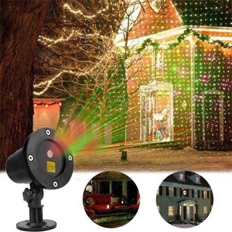 HESHENG Christmas Green Red LED Laser Light Projector Light Outdoor