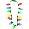 thumbnail image 1 of HESHENG Christmas Light up Necklace, 40'' Christmas Party Favor Accessory Ornament for Kids and Adults, Xmas Gift, 1 of 8