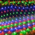 thumbnail image 1 of HESHENG Net Mesh Fairy String Decorative Lights, 96LED Outdoor Waterproof Net Lights with 8 Lighting Modes for Christmas Wedding P, 1 of 10