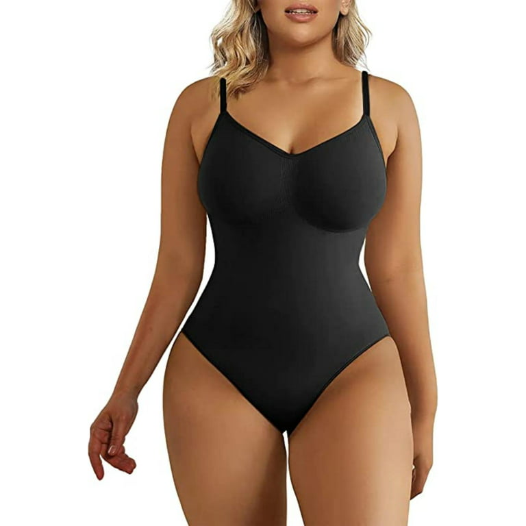 HESHPAWS Bodysuit for Women Tummy Control Shapewear Seamless