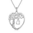 thumbnail image 1 of Heshpaws Heart Tree of Life Necklace Custom Initial Letter Pendant Jewelry for Women, Gift for Mom Daughter Wife, 1 of 6