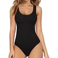 thumbnail image 1 of HESHPAWS Women's Bodysuit for Women Tummy Control Shapewear Sexy Sculpting Body Shaper Seamless Shaping vest One-piece, 1 of 5