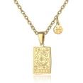 thumbnail image 1 of HESHPAWS Zodiac Necklace Women Constellation Tarot Card Pendant Gift for Motherday gift Virgo Taurus Scorpio Sagittarius Pisces Leo Libra Gemini Capricorn Cancer Aries Aquarius, 1 of 7