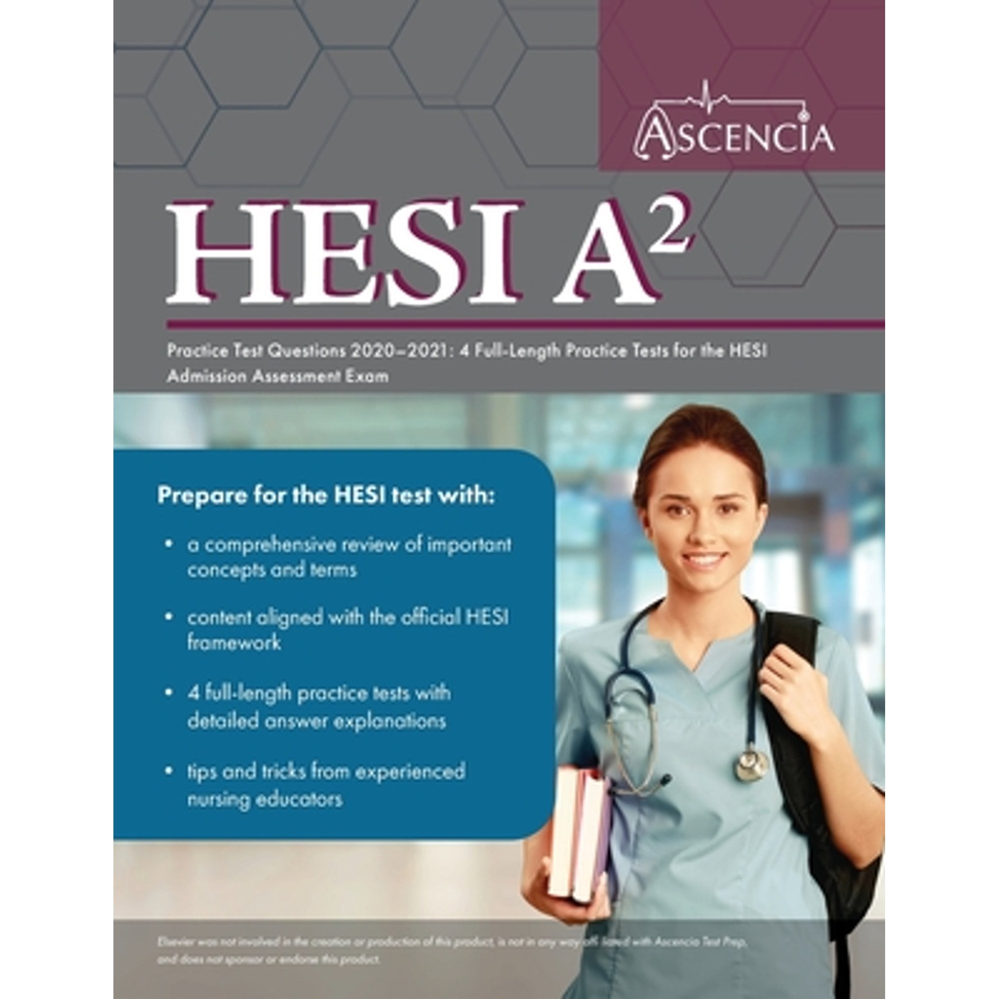 Pre-Owned HESI A2 Practice Test Questions 2020-2021: 4 Full-Length Practice Tests for the HESI (Paperback 9781635306651) by Ascencia Hesi A2 Exam Prep Team