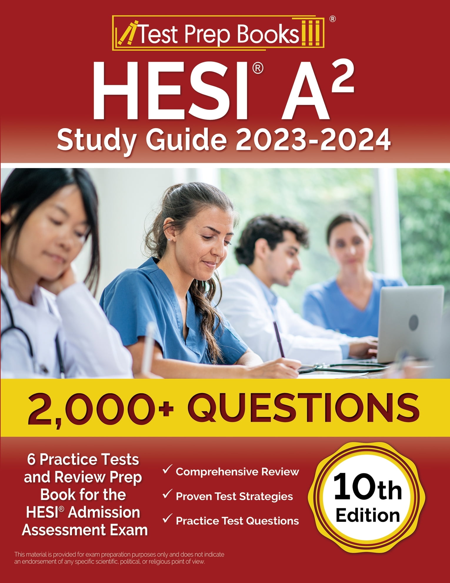 HESI A2 Study Guide 2023-2024: 2,000+ Questions (6 Practice Tests) and ...