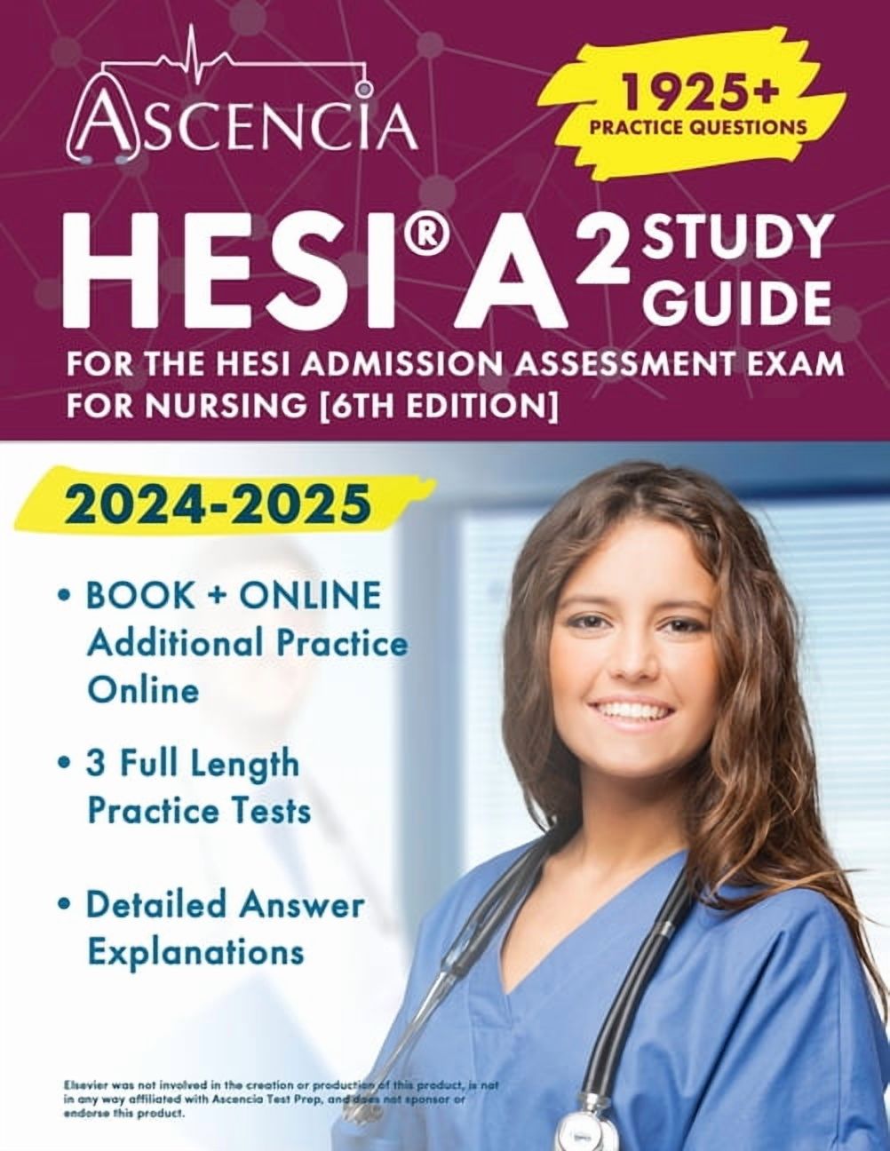 HESI A2 Study Guide 2024-2025: 1925+ Practice Questions for the HESI Admission Assessment Exam for Nursing, (Paperback)