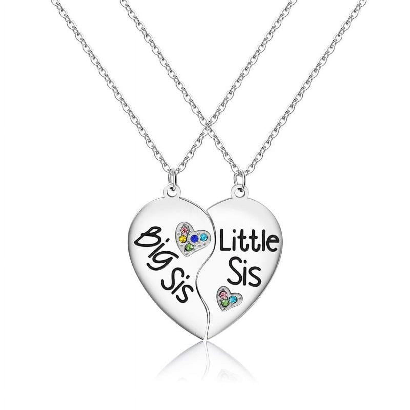HESITONE Pieces Set Half Heart Pendant Necklaces Liberia Ubuy