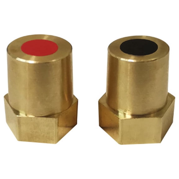 HESITONE 2Pcs Brass Side Post Terminal M10 M6 M8 Threads Stud Battery Post Connector