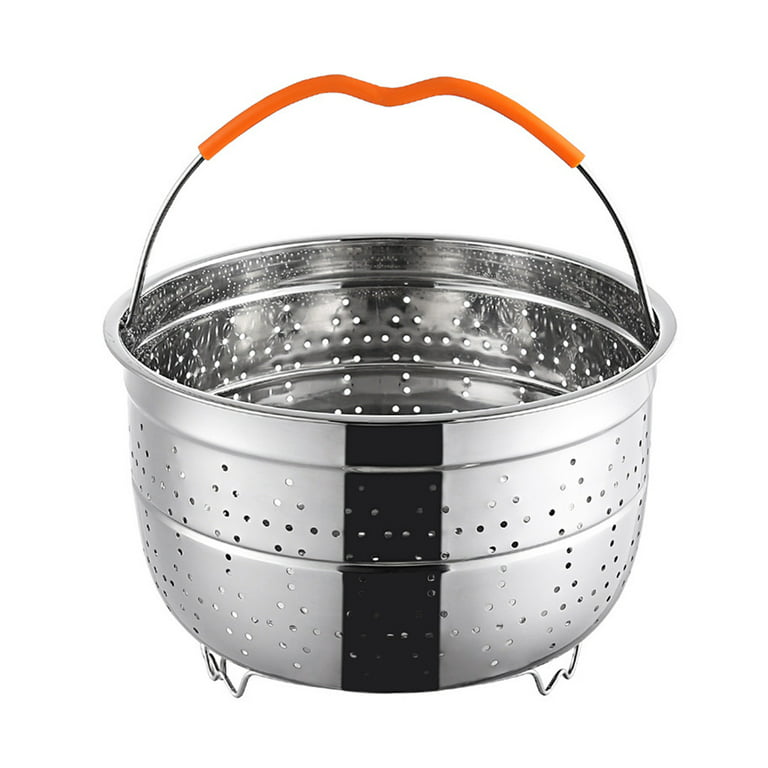 304 Stainless Steel Food Steamer Basket with Silicon Handle Prssure Rice  Cooker Steam Basket Kitchen Strainer Colander - China 304 Stainless Steel Food  Steamer Basket and Food Steamer Basket with Silicon Handle
