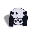 thumbnail image 1 of HESITONE Cute Cartoon Panda Butt Metal Enamel Pin Denim Shirt Collar Lapel Pins Badges Brooches for Friends Gift Animal Jewelry, 1 of 10
