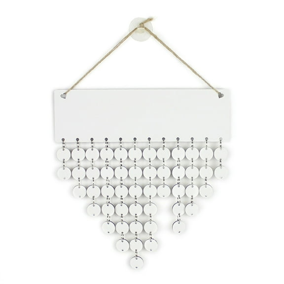 HESITONE DIY Wooden Family Friends Date Mark Sign Sublimation Blanks Calendar Board Decor DIY Hanging Calendar Home Decoration