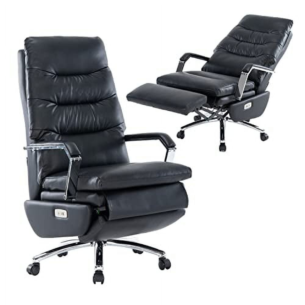 HESL Electric Power Office Chair, Reclining Office Chair with Footrest