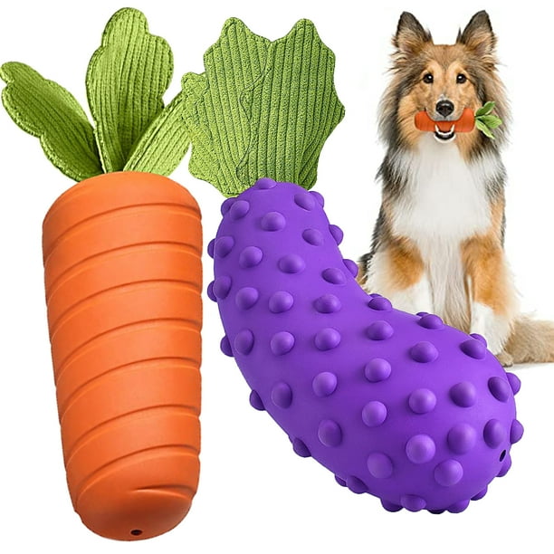 HESLAND Squeaky Dog Toys for Aggressive Chewer Large Medium Small Breed