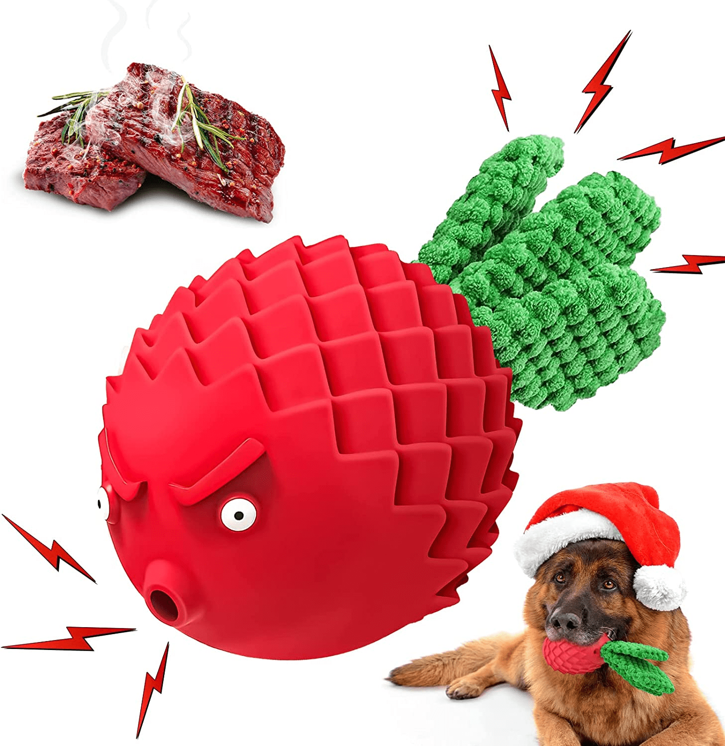Dog Toys for Aggressive Chewers Large Breed Interactive Dog Toys Indes –  KOL PET