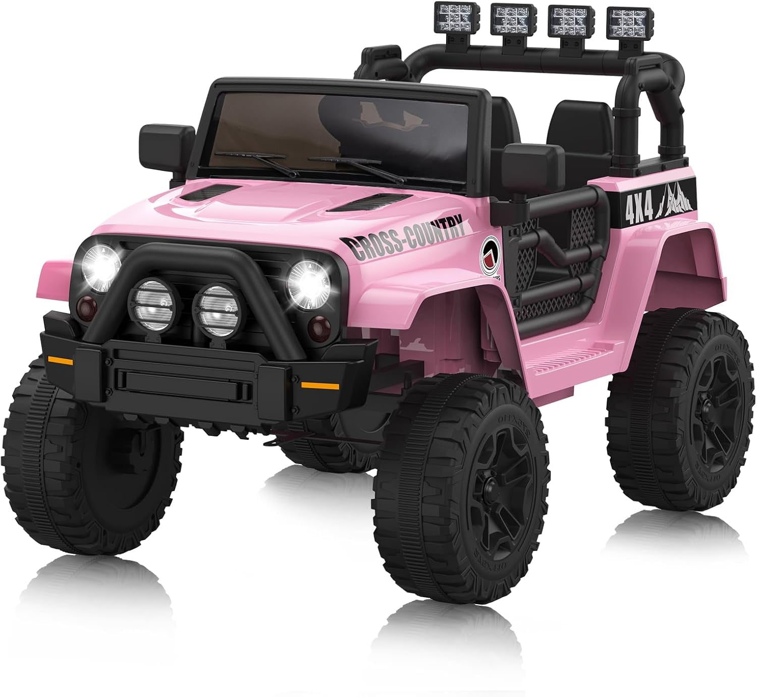 Rose Pink 12V Kids Electric SUV with Remote Control