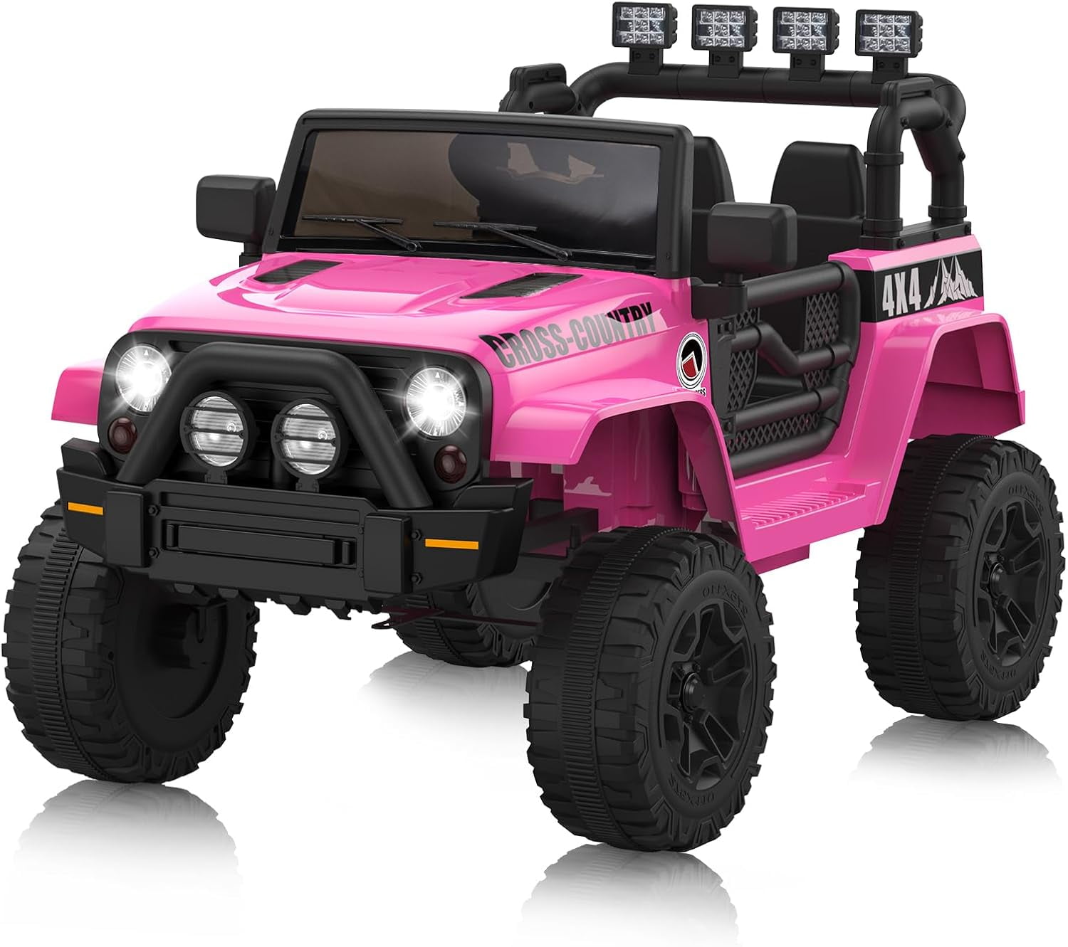 Rose Pink 12V Kids Electric SUV with Remote Control