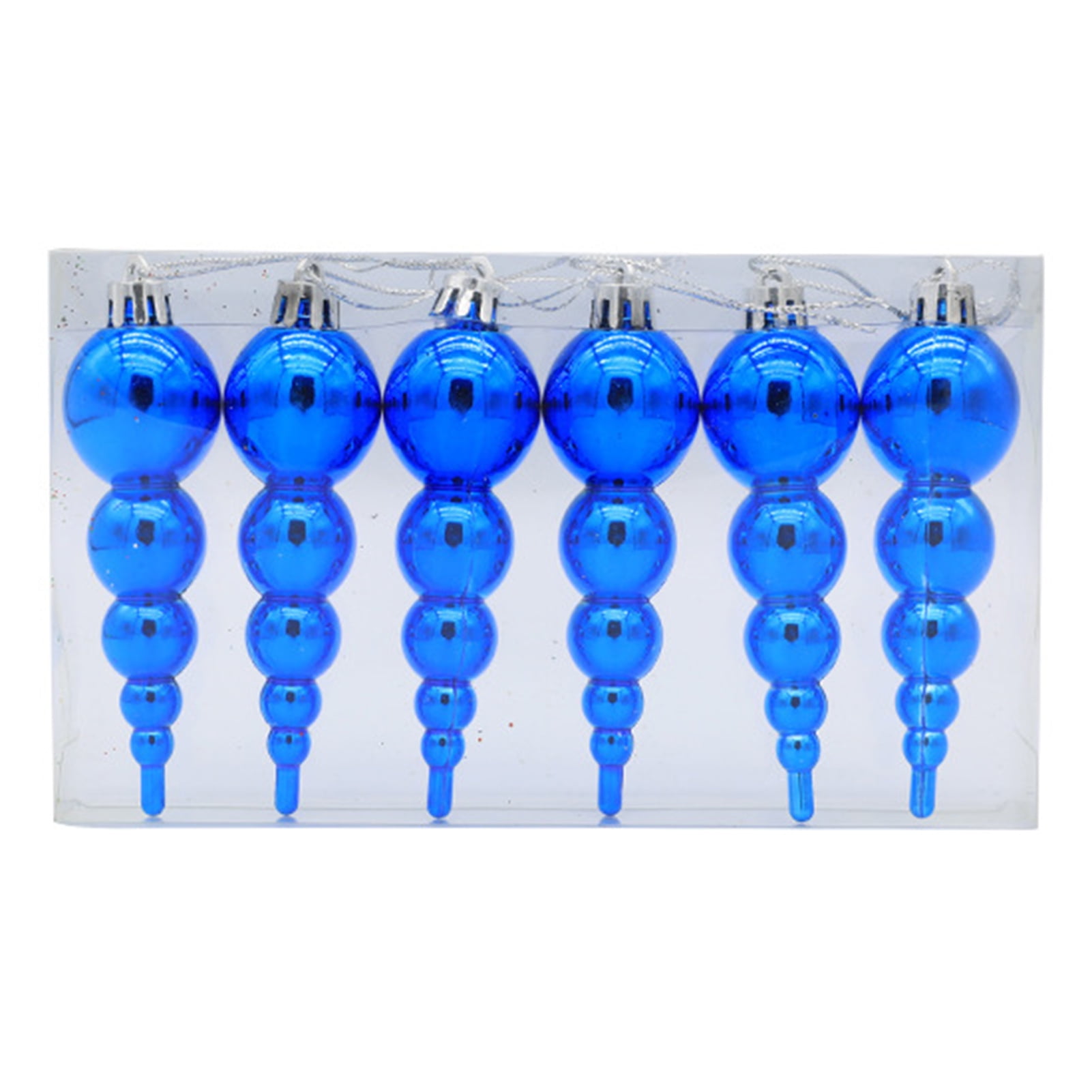 HEVIRGO 1 Box Christmas Hanging Ball Vibrant Easy to Hang Openwork