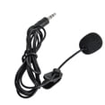 thumbnail image 1 of HEVIRGO 10 Pack Mini Recording Tie Lapel Clip Microphone for Smart Phone Laptop PC Notebook, 1 of 7