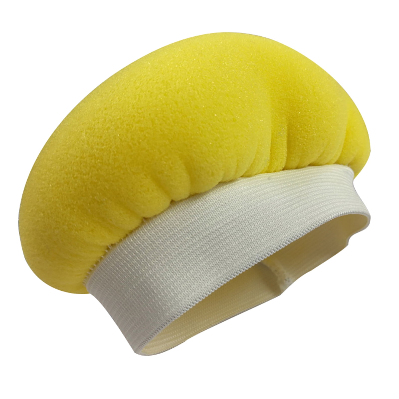 HEVIRGO 11PCS Polishing Bonnet Buffer Pad Cover Sponge Polisher for Car Paint Care Waxing,Yellow,9-10inch