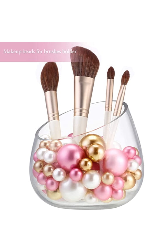 150Pcs Floating Beads No Hole Floating Highlight Eye-catching Round Beads Vase Filler Faux Pearl Home Supply