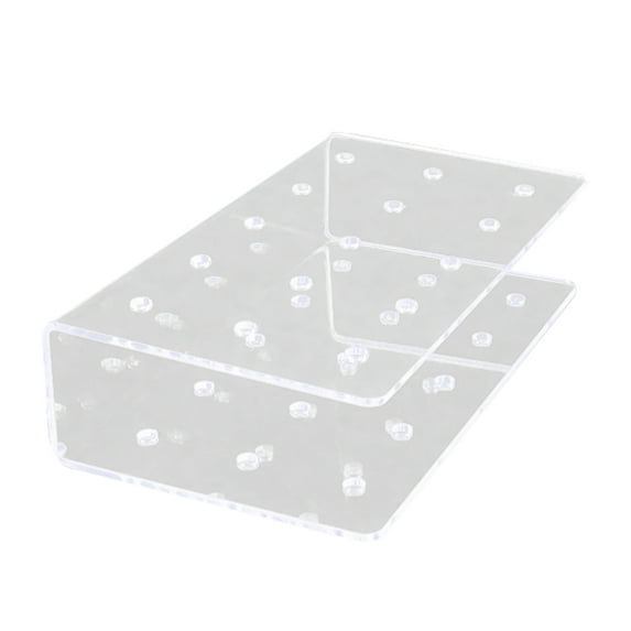 HEVIRGO 1Pc Acrylic Lollipop Holder Rectangle Shape Double Layer Acrylic Acrylic Cake Pop Stand Display Lollipop Stand for Wedding