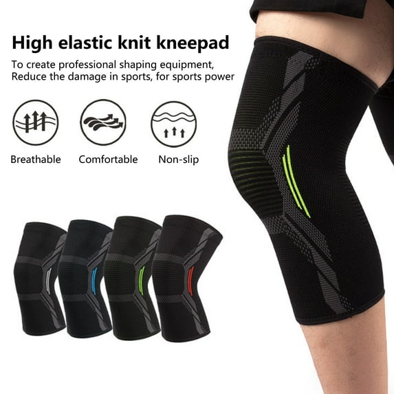 HEVIRGO 1Pc Knee Brace Knee Pad Breathable Comfortable Soft Fabric Knee Knee Sleeves for Joint Arthritis Pain Non slip Knee Support Warmer Brace for Sports