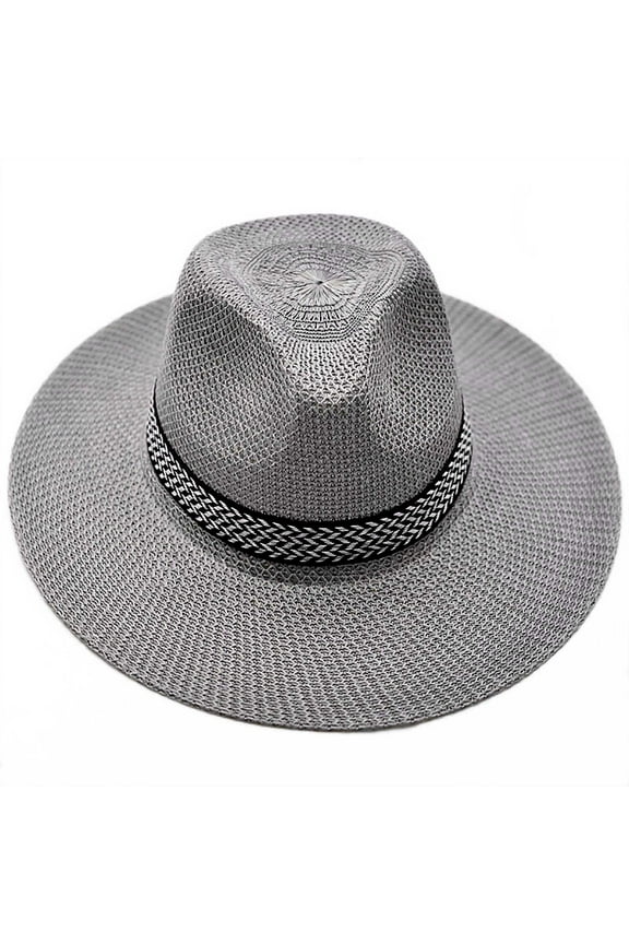 2 Pack Men Sun Hat Wide Brim Sunscreen Washable Friendly to Skin Beach Hat for Summer