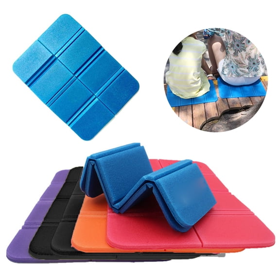 HEVIRGO 2 Pack Portable Folding Seat Cushion Pad for Outdoor Camping Garden Picnic Waterproof Mat