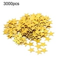 thumbnail image 1 of HEVIRGO 3000/1000Pcs Glitter Star Shape Balloon Confetti Table Wedding Party Decoration Gold Plastic, 1 of 8
