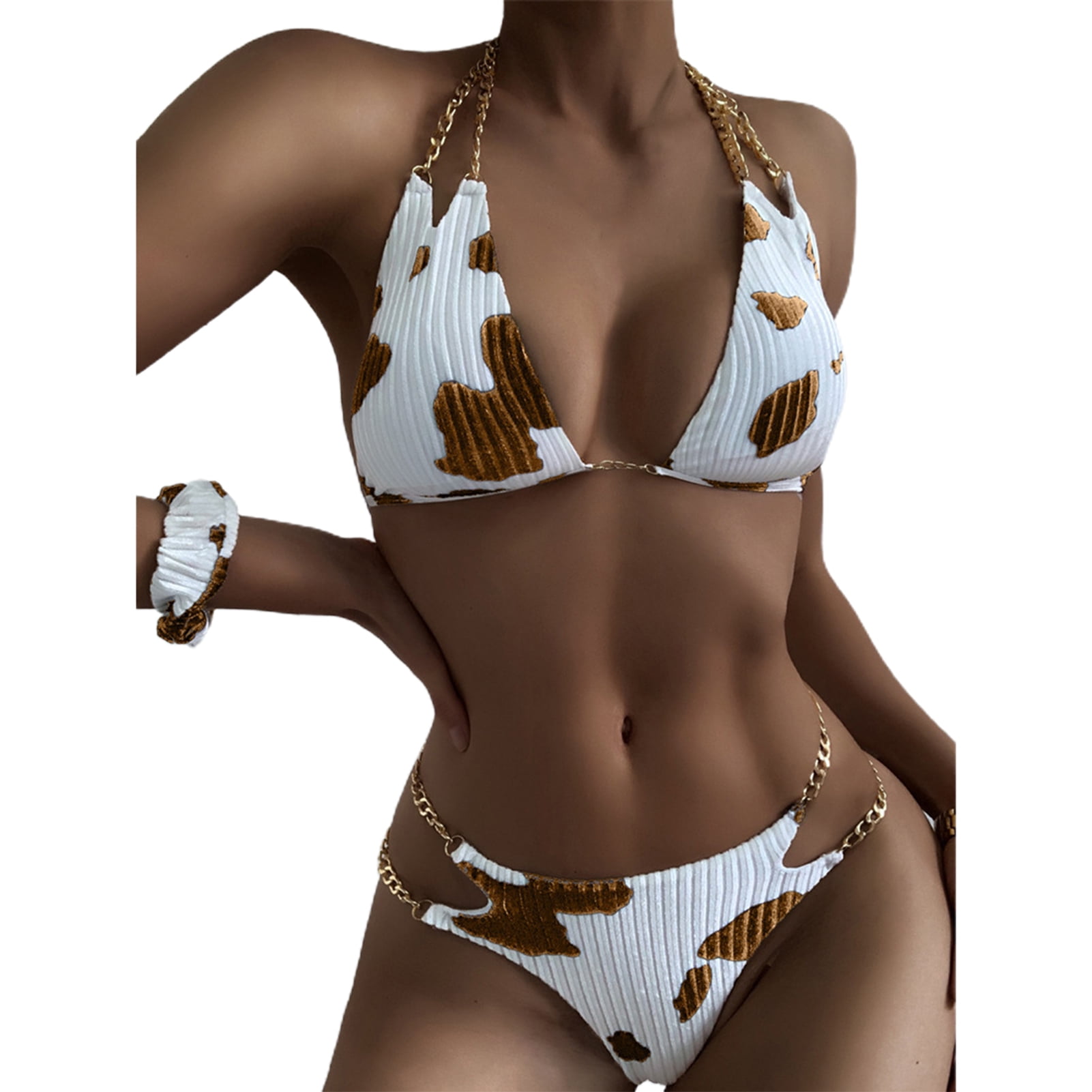 ZHAGHMIN Bikini Thong Women Swimsuit 2023 New Solid Color