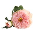 thumbnail image 1 of HEVIRGO 4PCS Artificial Flower Vivid Color Non-Wither Faux Silk Wedding Peony Bouquets Centerpieces Arrangements Bedroom Decor ,Pink, 1 of 8