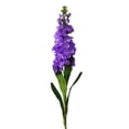 thumbnail image 1 of HEVIRGO 4Pcs Artificial Flower Vivid Home Decoration DIY Fake Violet Flower Branch Photography Prop for Wedding ,Dark Purple, 1 of 8