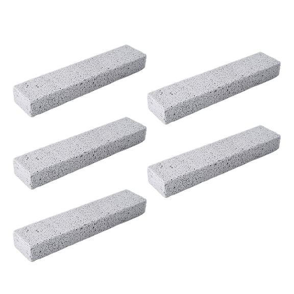 HEVIRGO 5 Pcs Toilet Brush Toilet Bowl Cleaning High-Density Natural Pumice Stone Removes Hard Water Rings Pumice Brush